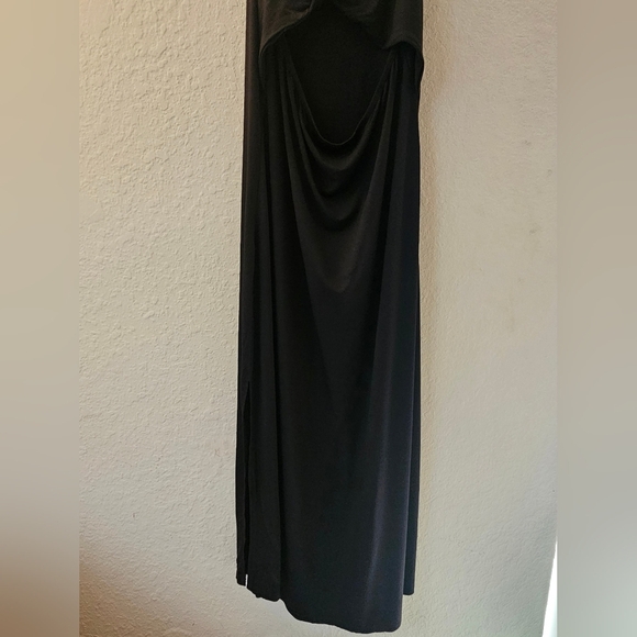 Volcom Maxi Dress Womens Large Black Diamond Cut Night Out Cocktail Party Ready - Picture 9 of 11